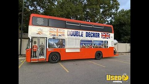 Head-Turning 1991 - 31' Leyland Olympian Double Decker Bus / Kitchen Food Truck for Sale in Michigan