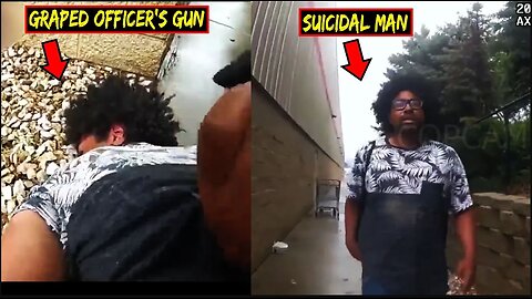Just Shoot Me, I Want To Die Suicidal Man Begs Utah Police To Kill Him & Grabs Officer's Gun!