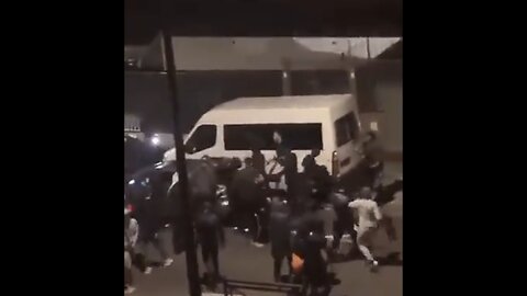 FRANCE THUGS RIOTERS STEAL GUNS🃏🔫FROM ABANDON FRENCH POLICE VEHICLE🚓💫