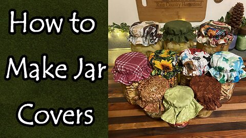 How to Make Jar Covers For Vinegar Making, Gifts, and Decor
