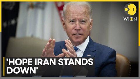 US President Joe Biden voices hope Iran will stand down but is uncertain | Latest News | WION