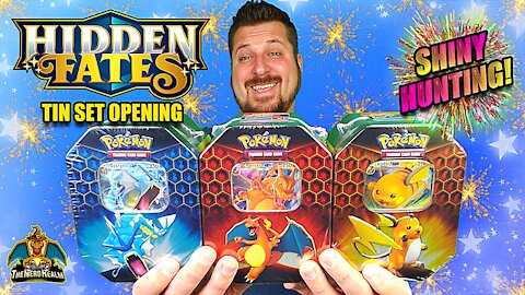 Hidden Fates Tin Set #7 | Shiny Hunting | Pokemon Cards Opening