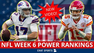 NFL Power Rankings Entering Week 6