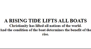 "A rising tide lifts all boats"