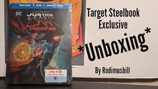 DC WB JUSTICE LEAGUE DARK: APOKOLIPS WAR *Target Steelbook Blu Ray Exclusive* Unboxing