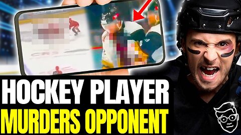 Hockey Player Kung-Fu KICKS Other Player With SKATE, Kills Him! Is This MURDER!? You Decide ⛸️ 🩸