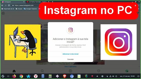 Veja como usar o Instagram no Computador sem instalar programas - em 59 segundos | Fetha Tutoriais