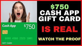 $750 Cash App Gift card Giveaway!