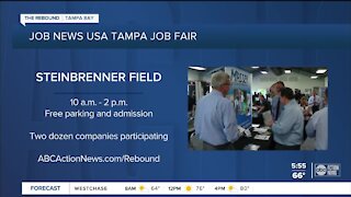 Two dozen companies hiring for hundreds of positions participating in Tampa job fair on November 2