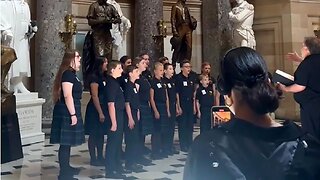 Capitol Police Stop Children's Choir during National Anthem Performance