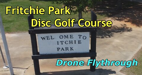 Drone Flythrough — Fritchie Park Disc Golf Course (Slidell, LA)