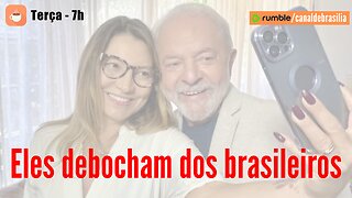 Lula e cuidadora debocham do povo brasileiro