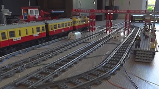 This Lego train layout will blow your mind
