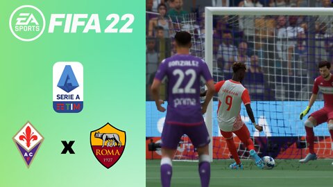FIFA 22 - Fiorentina vs Roma l | Serie a 2022