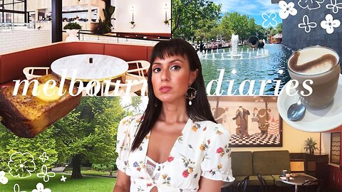 melbourne diaries vlog | NGV, Rustica, Palace Cinema, Alexandra Gardens & more