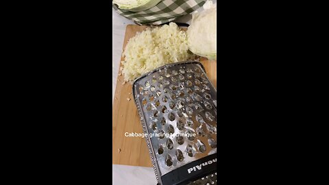 Cabbage grating technique