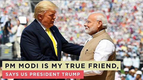 PM Modi and President Trump attends Namaste Trump event in Ahmedabad, Gujarat_