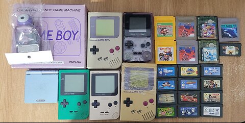 I bought a few Nintendo Gameboy consoles and games from hard off