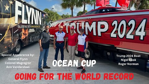 6.8.2024 RIGHT NOW W/ANN VANDERSTEEL: OCEAN CUP: OFFSHORE RACING FOR THE WORLD RECORD