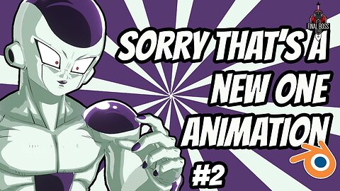 Dragon Ball Z Abridged Blender Animation Shorts #2 | Sorry That's a New One | #DBZA #DBZ #Blender