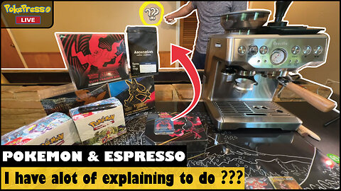 Crown Zenith Promo tin and Quick espresso on a Breville | addressing the stain on the wall!