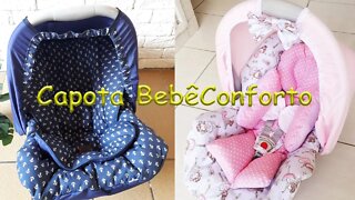 Como Fazer Capota Para Bebê-Conforto (Modelagem completa passo a paso)