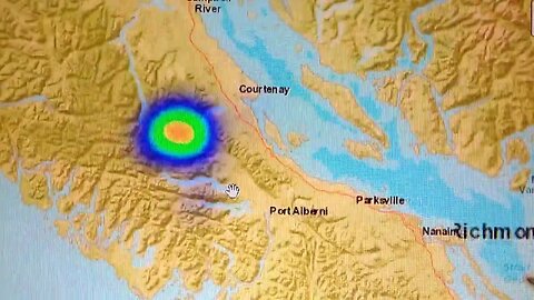 Tsunami Stations, Tremors & Fire - Heat Map. 10/9/2023