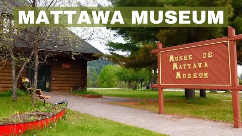 WALKING TOUR Musée de Mattawa Museum (Outside)| Canadian Hero Joseph Montferrand (Big Joe Mufferaw)