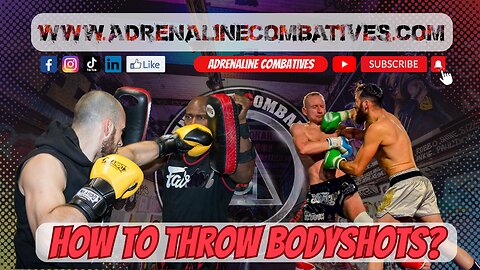 How to throw body shots in combos? Adrenaline Combatives - Julien Masson