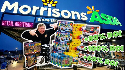 Retail Arbitrage For Amazon FBA Sourcing Lego & Toys Inventory At Morrisons & Asda