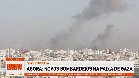 Nova rodada de bombardeios em Gaza marca 19º dia de guerra Israel-Hamas