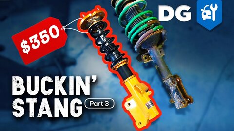 Unbotch Therapy! $350 eBay Adjustable Coilovers #BuckinStang [EP3]