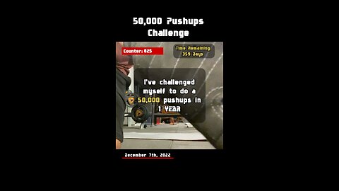 50K Pushups Challenge - Workout 7