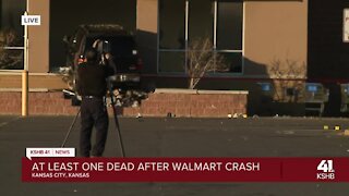 Car crashed into a Kansas City, Kansas, Walmart