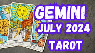 Gemini ♊️- Divine detachment! July 2024 Evolutionary Tarot reading #gemini #tarotary #tarot