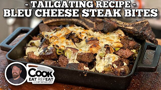 Blackstone Game Day Recipes: Bleu Cheese Steak Bites