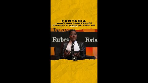 @fantasia I don’t run from failure because it made me who I am