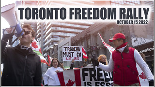 Toronto Freedom Rally October 14 2022.