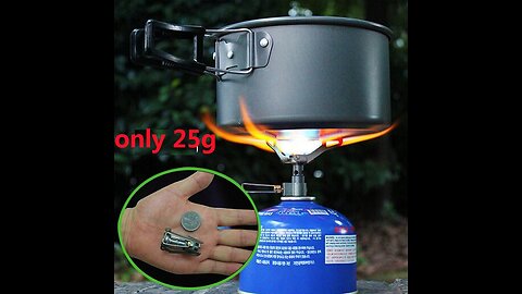 BRS Stove BRS 3000T Stove Titanium Ultralight Backpacking Stove Portable Propane Camping Stove...