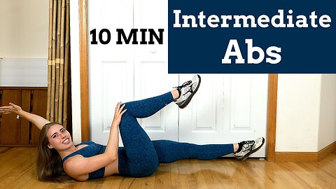 10 MINUTE INTERMEDIATE ABS WORKOUT - No equipment, No repeats / Medium Level | Selah Myers