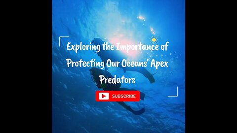 Exploring the Importance of Protecting Our Oceans' Apex Predators #shortstravel