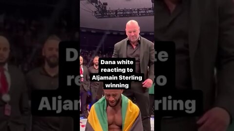 Dana White reaction to Aljamain Sterling win at UFC 273
