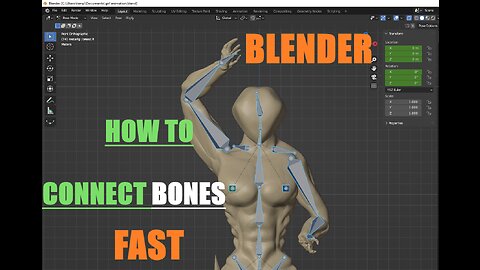How To Get Bones To Move An Object In Blender ( FAST EDITION)