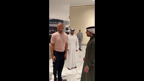 Tate meeting with some sheikhs
