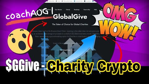 coachAOG | GlobalGive Token - Best Charity Token Cryptocurrency - GlobalGive $GGIVE