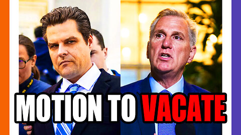 🚨BREAKING: Matt Gaetz Motions To Vacate Speaker McCarthy 🟠⚪🟣