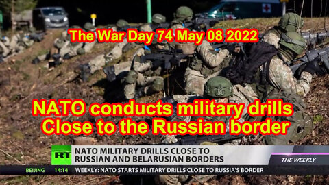 NATO conducts military drills close to the Russian border