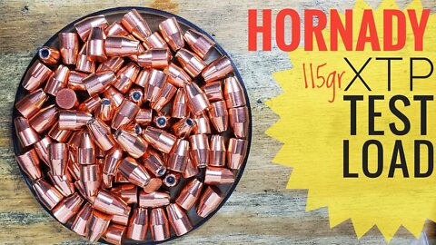 Reloading 9mm Test With Hornady 115gr XTP Using Hodgdon Longshot And Unis Ginex Small Pistol Primers