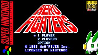 Aero Fighters: Lepus - Super Nintendo (Full Game Walkthrough)
