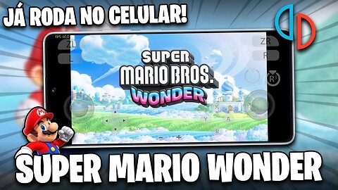 SUPER MARIO WONDER JÁ RODA NO CELULAR! | Yuzu Android